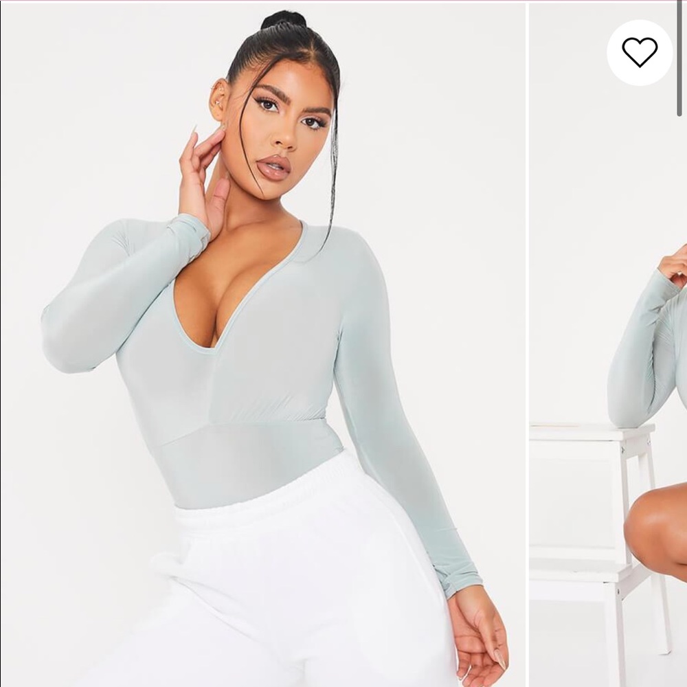 Sage Long Sleeve Bodysuit